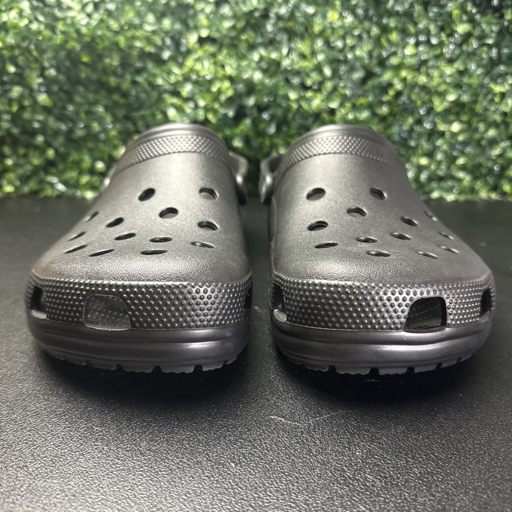 CROCS Classic Black UNISEX Men's Ultra Light Water-Friendly Sandals Size 13 - Picture 2 of 9